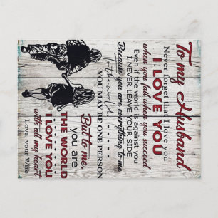 To My Husband Present   New Home Gift   Best Gift Postcard