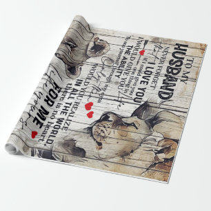 To My Husband Present New Home Gift Best Gift Wrapping Paper