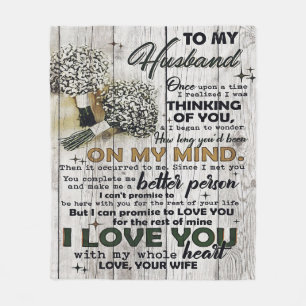 To my Husband  To My Husband   Love Quotes To Him Fleece Blanket