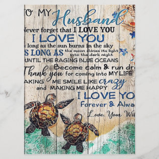 To My Man Gift, Personalized Gift To My Husband Menu