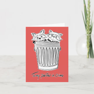 To My Partner In Crime Card