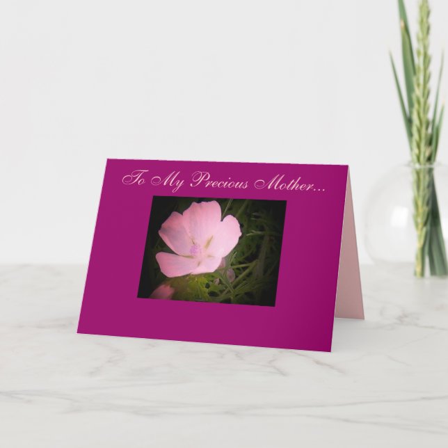 To My Precious Mother... Card (Front)