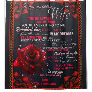 To My Rose Wife Birthday Gift, Couple Wife Gift