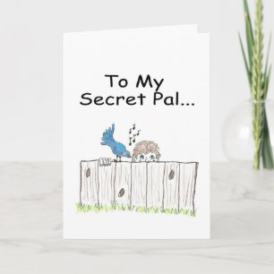 To My Secret Pal Greeting Card