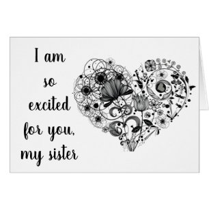 TO MY **SISTER** ON HER WEDDING DAY
