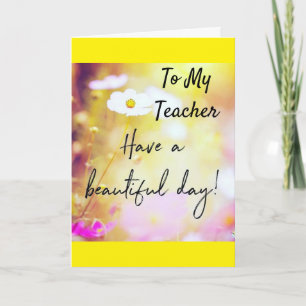 TO MY *SISTER* ON YOUR BIRTHDAY CARD