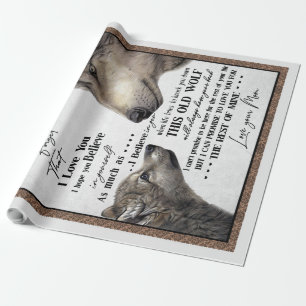 To My Son Gift, Mom And Son, Love Letter To Son Wrapping Paper