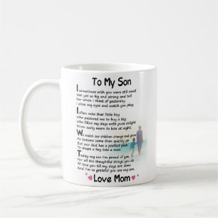 To My Son I Sometimes Wish you Were Still Small Coffee Mug
