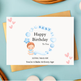 To My Sweetest Babe: Happy Birthday, Love! Card