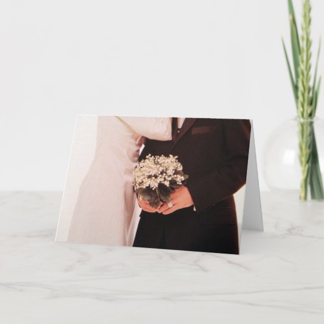 TO MY TWIN SISTER/BEST FRIEND ON WEDDING DAY CARD (Front)