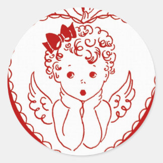 To My Valentine Classic Round Sticker