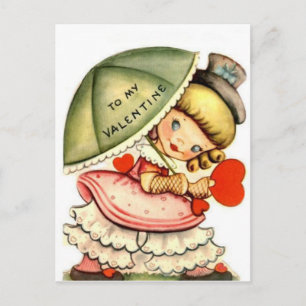 To My Valentine Holiday Postcard