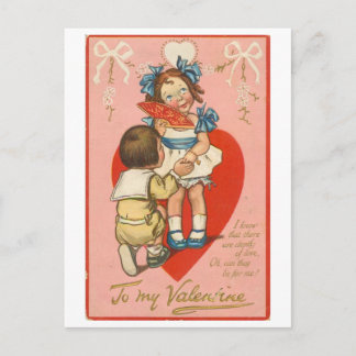 "To My Valentine" Holiday Postcard