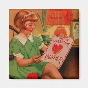 To My Valentine Mother Magnet