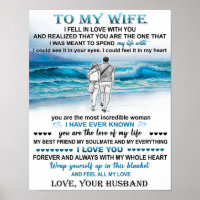 To My Wife Beach Gift, Wife Birthday, Couple Love