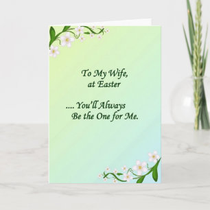 To My Wife Easter Love Card