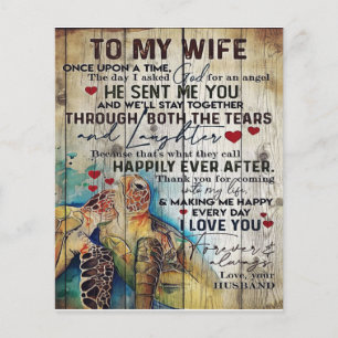 To My Wife Gift Holiday Funny Gift Flyer