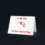 TO MY **WIFE** HAPPY BIRTHDAY WITH LOVE CARD<br><div class="desc">THANKS FOR STOPPING BY ONE OF MY EIGHT STORES!!!!!</div>
