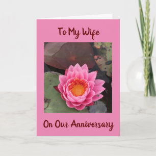 TO MY **WIFE** ON **OUR ANNIVERSARY** CARD