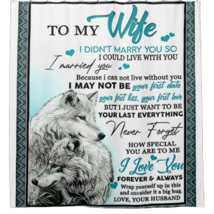 To My Wolf Wife Birthday Gift, Couple Wedding Gift