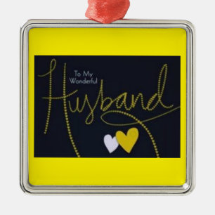 **TO MY WONDERFUL HUSBAND** CHRISTMAS ORNAMENT