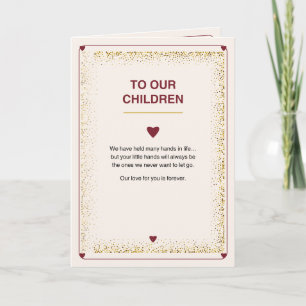 To Our Children Sentimental Greeting Card from Mom