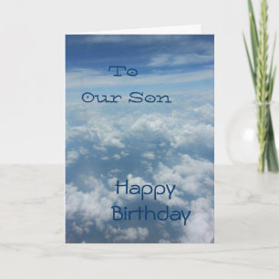 To Our Son  Happy Birthday Card