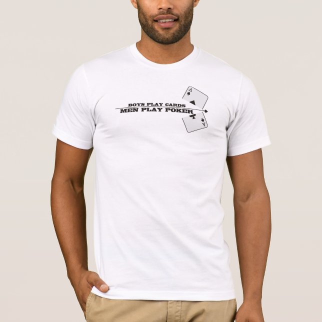 to poker men T-Shirt (Front)