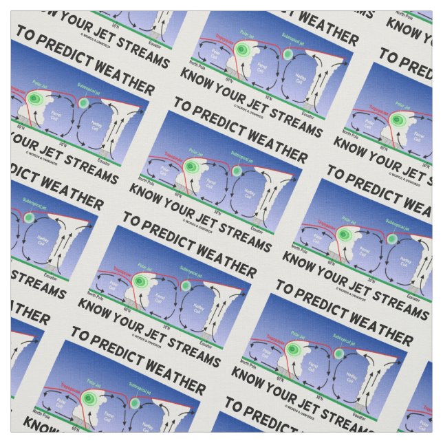 To Predict Weather Know Your Jet Streams Fabric (Swatch)