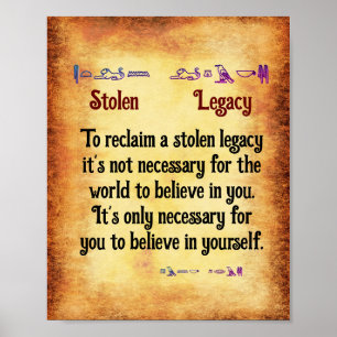 To Reclaim A Stolen Legacy Poster