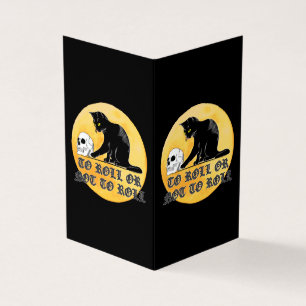 To Roll Or Not To Roll Shakespeare Cat With Skull