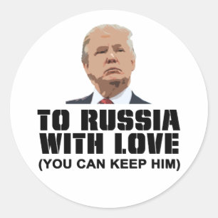 To Russia with Love Classic Round Sticker