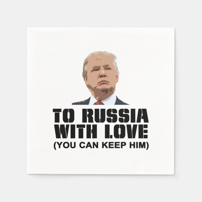 To Russia with Love Napkin (Front)