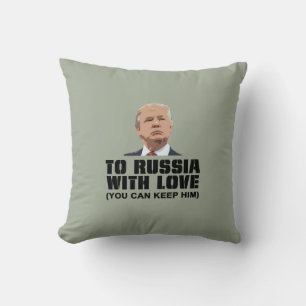To Russia with Love Throw Pillow