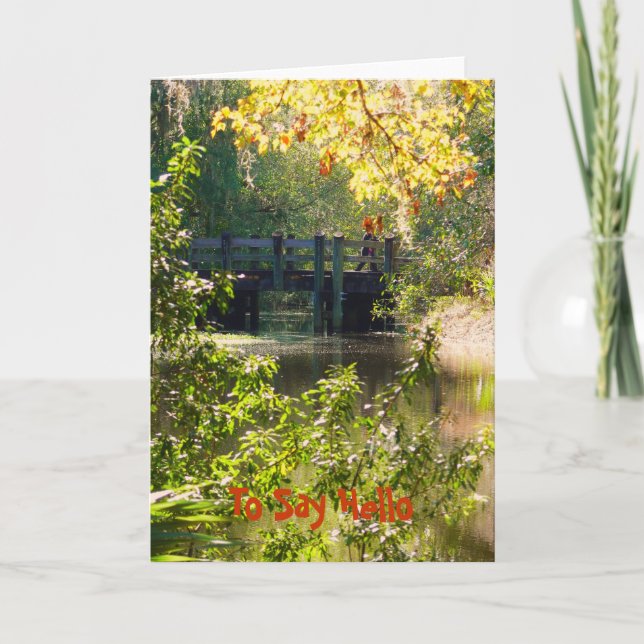 To Say Hello Card (Front)