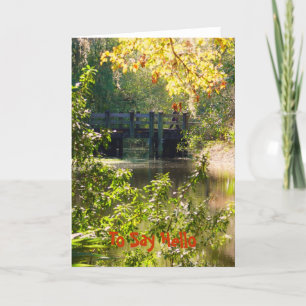To Say Hello Card