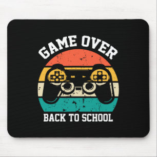 To School Funny Game Over Teacher Student Video Ga Mouse Pad