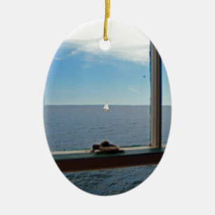 To Sea, To Sea Ceramic Ornament