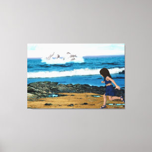To See the Dolphins Canvas Print