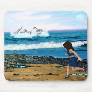 To See the Dolphins Mouse Pad
