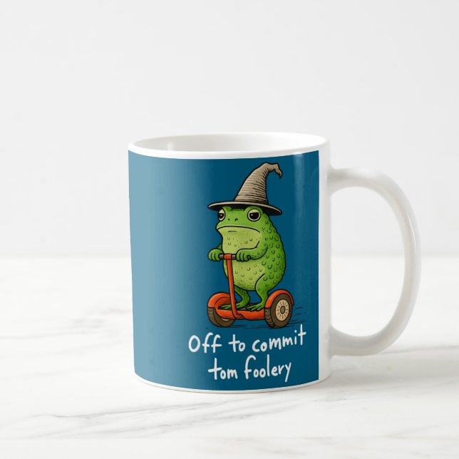 To Shirt Whimsical Frog Wizard Meme Off Coffee Mug (Right)