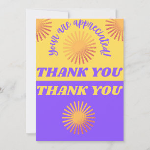 To Show My Appreciation Thank You Card