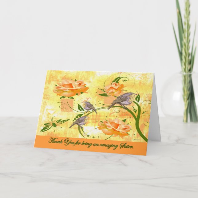 To Sister (Goodbye From Terminally ill Sibling) Card (Front)