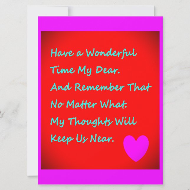 To someone special with words to tell them that (Front)