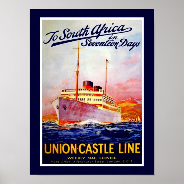 To South Africa in 17 Days Poster (Front)