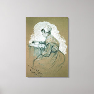 'To the author of St. Lazare, 1886-89', possible s Canvas Print