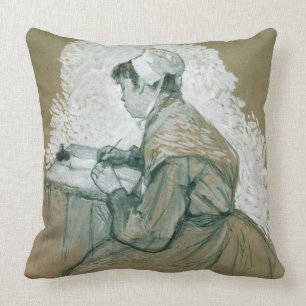 'To the author of St. Lazare, 1886-89', possible s Throw Pillow