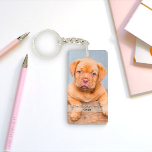 To the Best Dog Mom Ever CustomPhoto Keychain