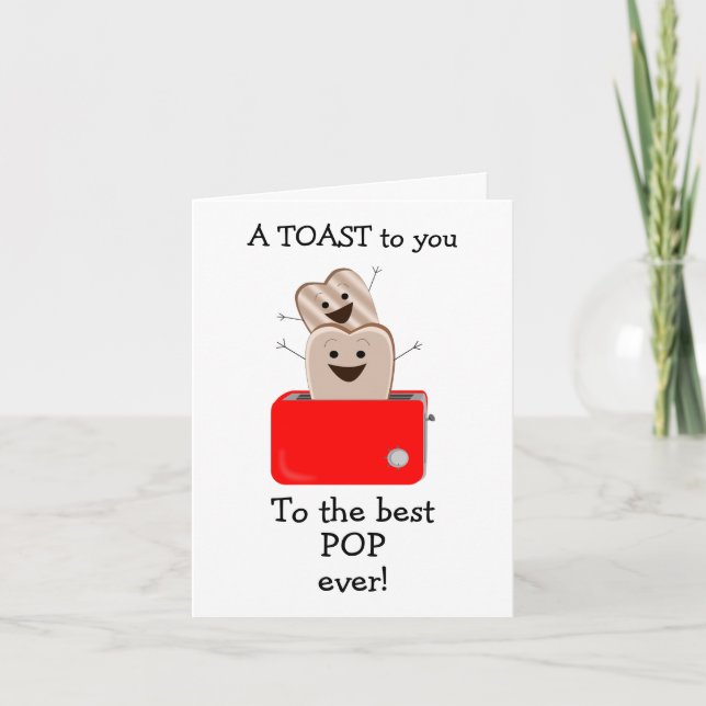 To the Best Pop Dad Card (Front)