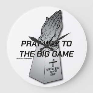 TO THE BIG GAME  LARGE CLOCK